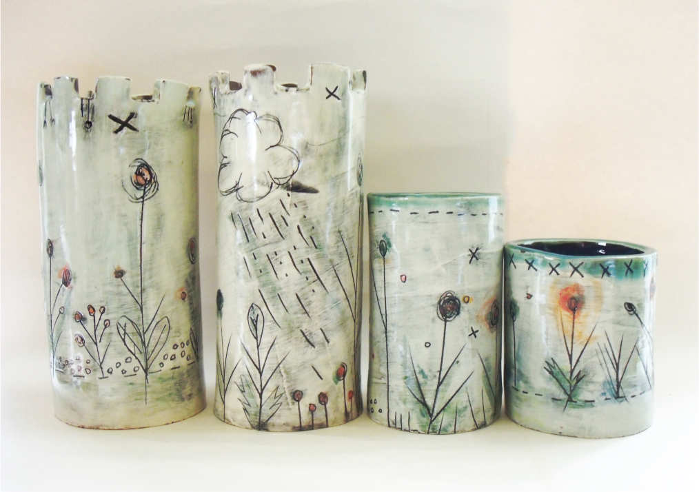 mandy hills - Ceramic Vase